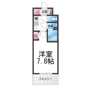 Alivis堺浜寺【9階】の間取り