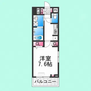 ヒカルサ堺市文珠橋通Ⅰ【2階】の間取り