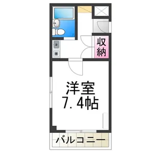 ドミールタチバナ五月町Ⅱ【303号室】の間取り