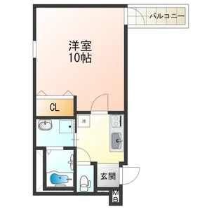 フジパレス堺鳳東Ⅵ番館【3階】の間取り