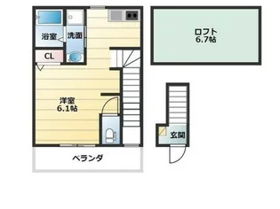 あんしん+日置荘西町08−4002【2階】の間取り