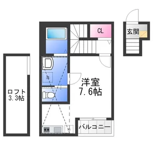 あんしん+日置荘西町08−2012【2階】の間取り