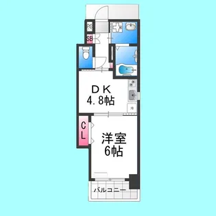 リアライズ堺駅前【1004号室】の間取り
