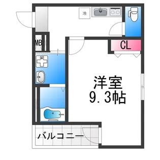 フジパレス南清水町ノース【105号室】の間取り