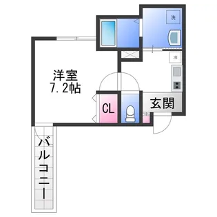 ALEGRIA津久野North【2階】の間取り