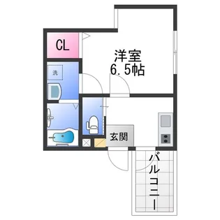 ALEGRIA津久野South【3階】の間取り