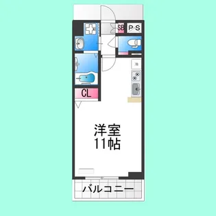 アリオーラ中百舌鳥【5階】の間取り