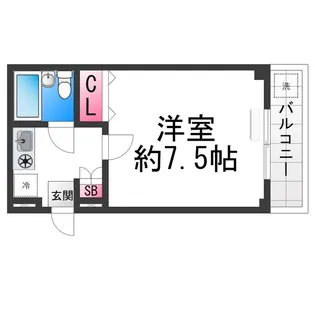 シャトーレ瑞穂【103号室】の間取り