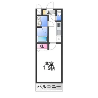 フジパレス初芝駅南Ⅲ番館【1階】の間取り