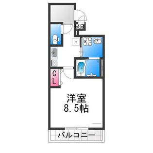 フジパレス三国ヶ丘Ⅰ番館【2階】の間取り