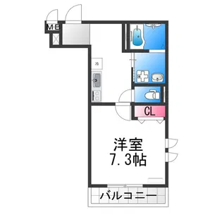 フジパレス三国ヶ丘Ⅱ番館【2階】の間取り