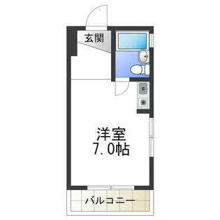 ロイヤル北三国【503号室】の間取り