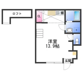 あんしん+河合08−1075【1階】の間取り