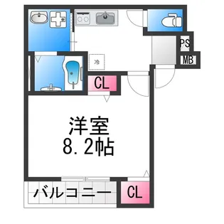 フジパレス堺今池サウス【1階】の間取り