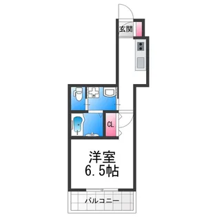 エルグランド津久野【1階】の間取り