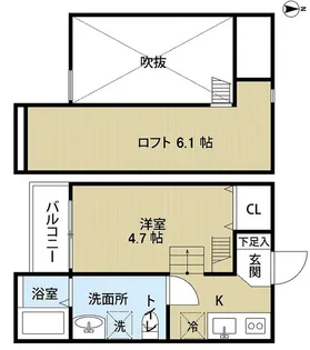 シュエット鳳【2階】の間取り
