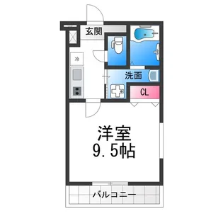 フジパレス堺鳳駅北Ⅱ番館【1階】の間取り