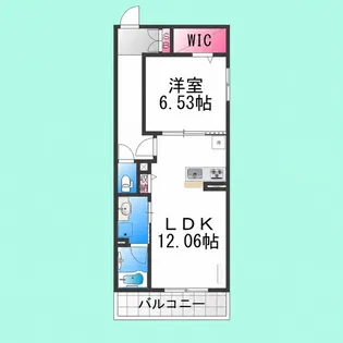 ファイブヒルズ欅【1-303号室】の間取り