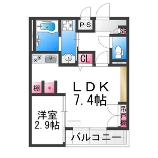 シーエムトワ【3階】の間取り