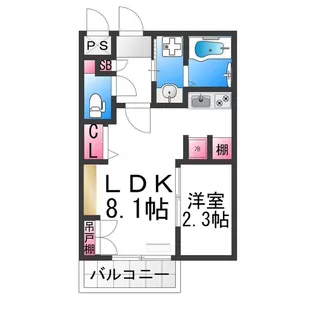 シーエムトワ【2階】の間取り