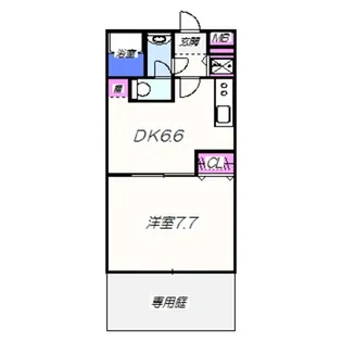 フジパレス初芝サウス【2階】の間取り