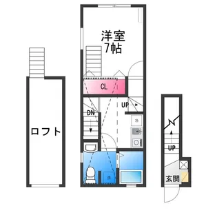 ピコラカーサ【L号室】の間取り