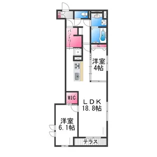 Gran Vievle北花田【1階】の間取り