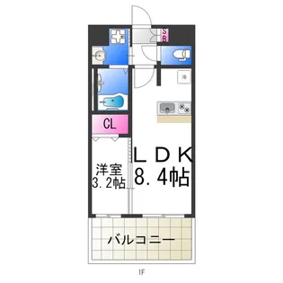 オリエンテム宿院南【603号室】の間取り