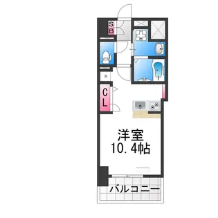 S-RESIDENCE堺altklas【5階】の間取り