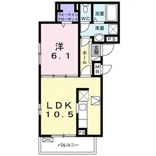 ラルゴ・シルエラ【1階】の間取り