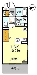 アネスティー【3階】の間取り