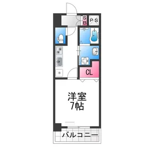 エルベコート堺東【2階】の間取り