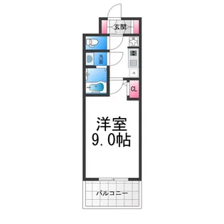 ArtizA堺東【8階】の間取り
