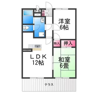 モアクレスト白鷺PartII【1階】の間取り