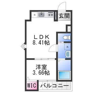 F+style天美東8丁目【3階】の間取り