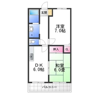メゾンヴェール【1階】の間取り