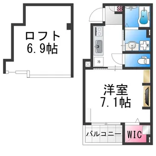 1Kの間取り画像