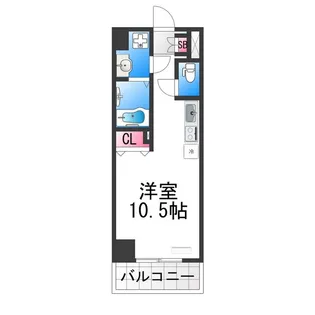 ルミノーサ堺【4階】の間取り