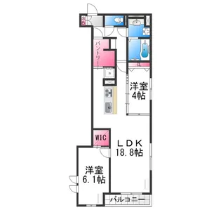 Gran Vievle北花田【2階】の間取り