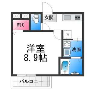 フジパレス堺中長尾Ⅲ番館【3階】の間取り