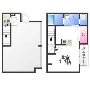 大阪府松原市岡2丁目【一戸建】の間取り