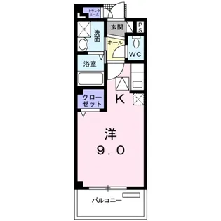 メゾン・クレール【1階】の間取り