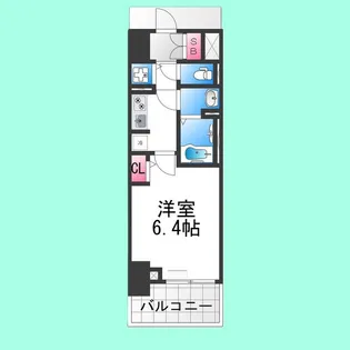 S-RESIDENCE堺湊駅前azure【9階】の間取り