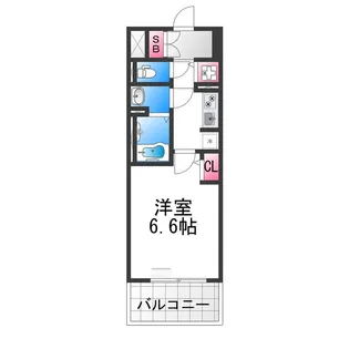 S−RESIDENCE堺湊駅前azure【4階】の間取り