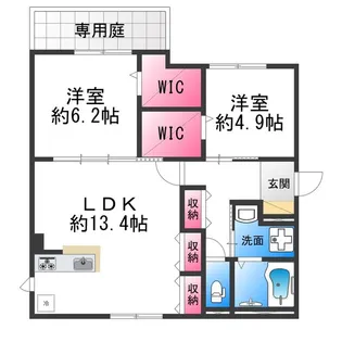 Lien Fort【1階】の間取り