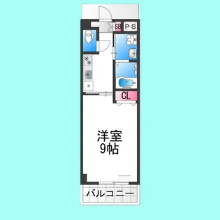 サザンクレスト堺【8階】の間取り
