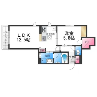 K.クレール【1階】の間取り