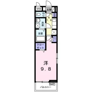 カメラート高見【3階】の間取り