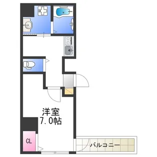 エヌエムキャトフヴァンアン【3FA号室】の間取り