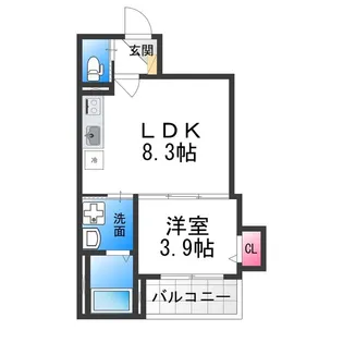 F asecia Phanes【3階】の間取り